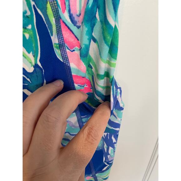 Lilly Pulitzer VGUC-Weekender Cropped Leggings Casa Del Sol Size M - Picture 5 of 7